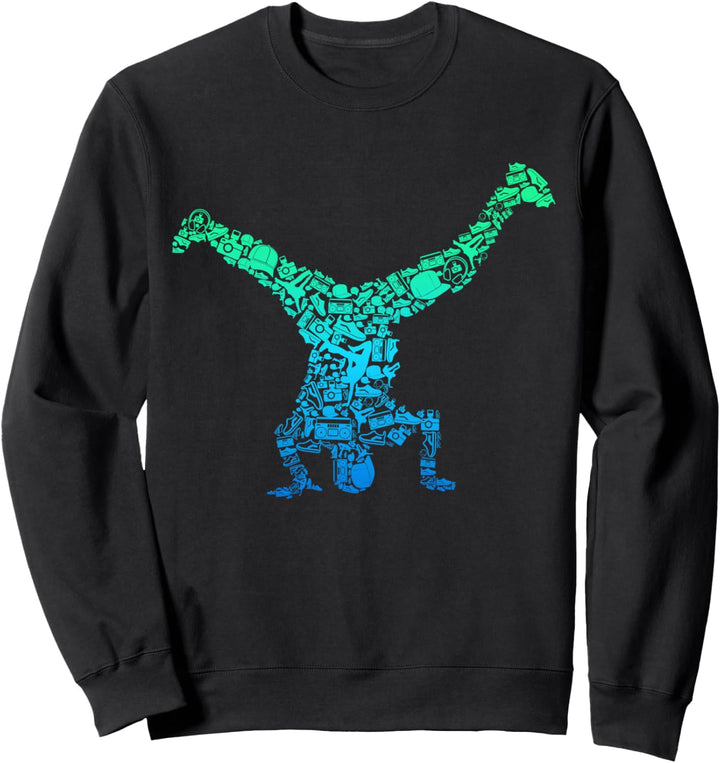 Breakdance Breakdancer Breakdancing Herren Kinder Jungen Sweatshirt