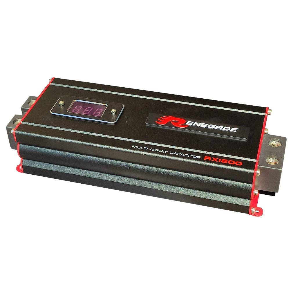 1 RENEGADE RX1800 Power Cap car Audio kondensator 18 Farad für systeme bis 18000 watt rms 1 2 3 4 5
