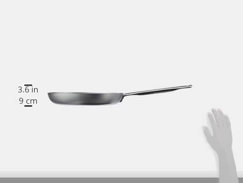 Pentole Agnelli Professionelle Pfanne Aluminium 3 mm niedrig spezielle Form zum Wenden durch Hochwer