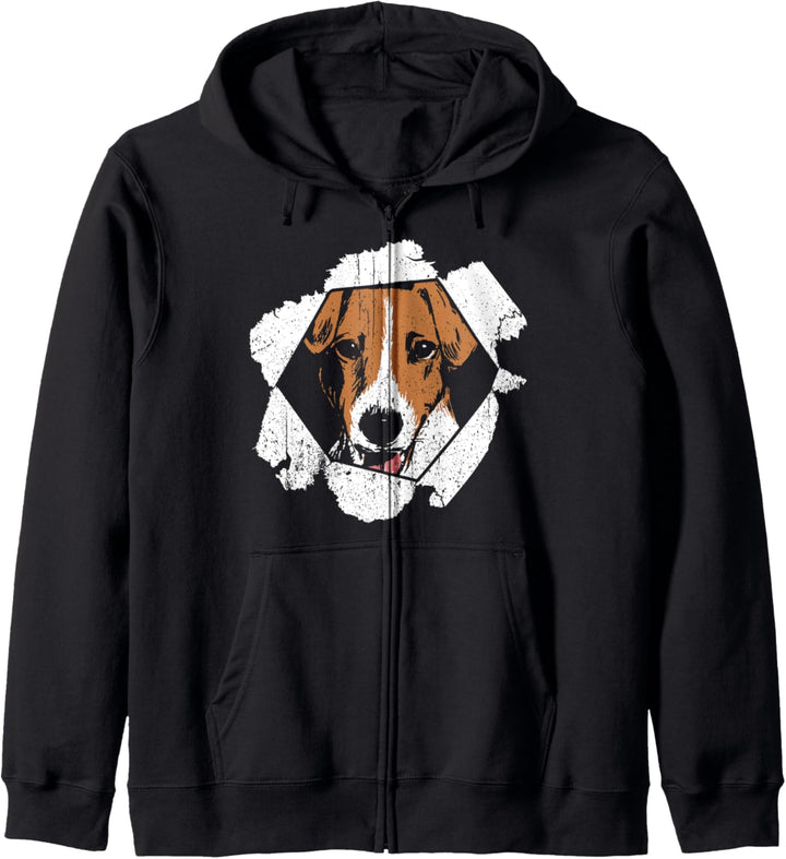 Dabbing Jack Russel Terrier Lustiges Hundebesitzer Geschenk Kapuzenjacke