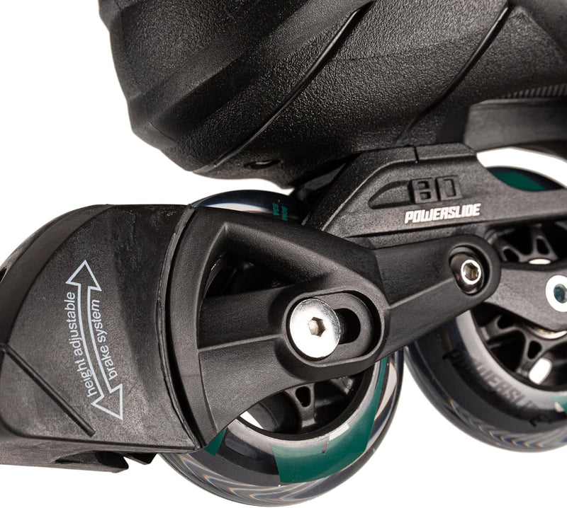 Powerslide Inline Skate Phuzion Enzo BW 80, für Fitness, für Damen und Herren 10.5, 10.5