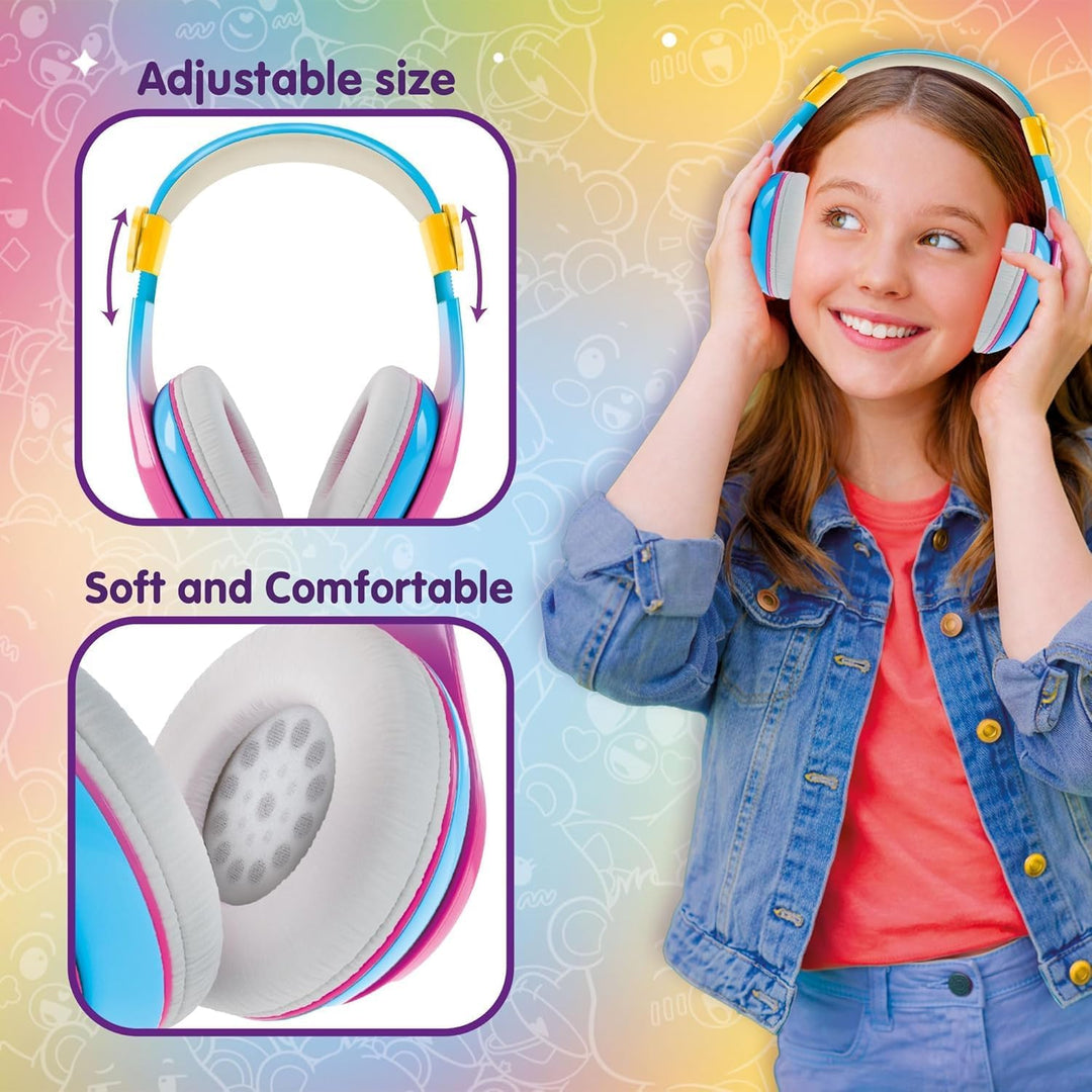 Lisciani - Care Bears - Bluetooth Kopfhörer für Kinder ab 4 Jahren - Kabellose Kinderkopfhörer mit L