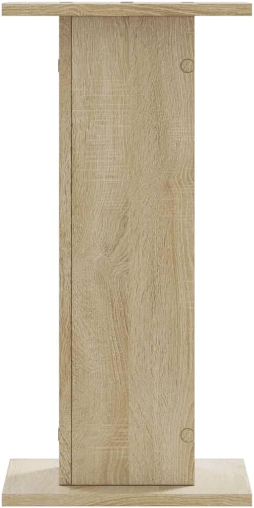 vidaXL Pflanzenständer 2 Stk. Sonoma-Eiche 30x30x60 cm Holzwerkstoff Sonoma Eiche 30 x 30 x 60 cm, S