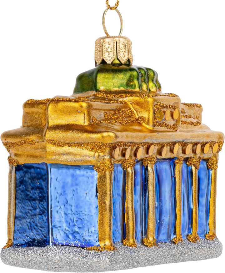 SIKORA Brandenburger Tor besondere Weihnachtskugel Glas Christbaumschmuck Deko Figur Weihnachten Anh