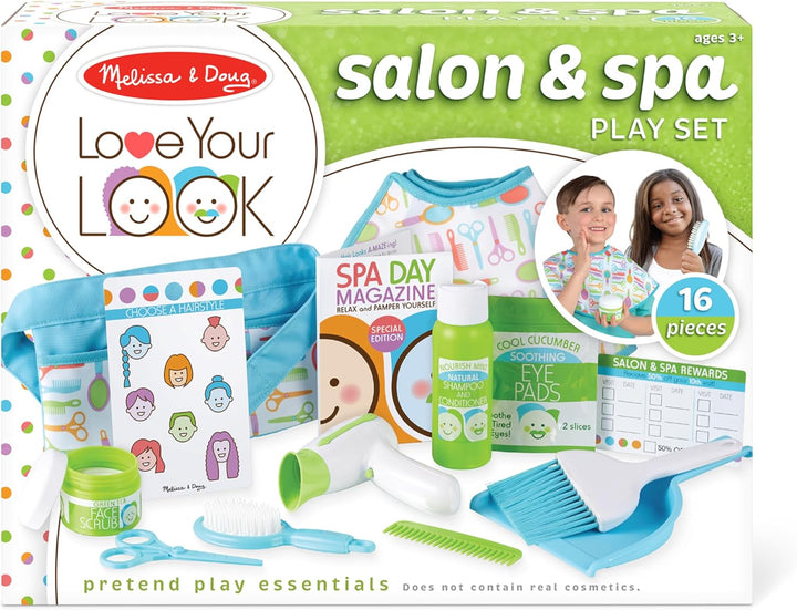 Melissa & Doug 31802 Lieben Sie Ihren Look – Salon- und Spa-Spielset Vorspielen, Multi, 1 EA
