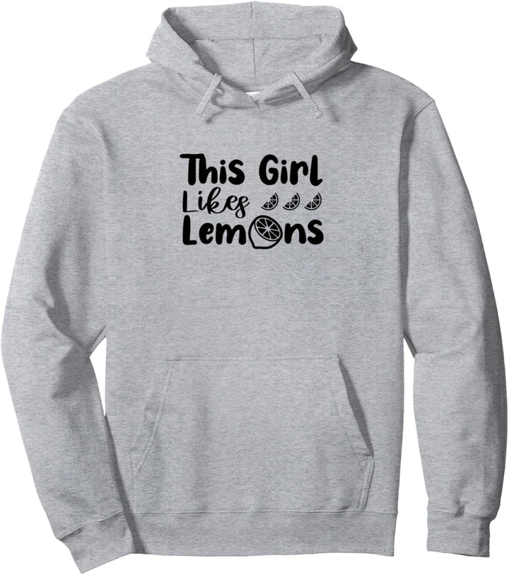 Mädchen mag Sommer Zitronensaft Zitrusfrüchte Pullover Hoodie