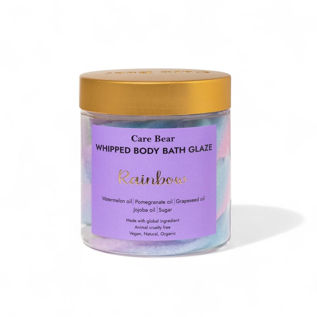 Care Bear Körper Scrub, Peeling und Peeling, mit Jojobaöl, Traubenkernöl, Vitamin A, E und D, natürl