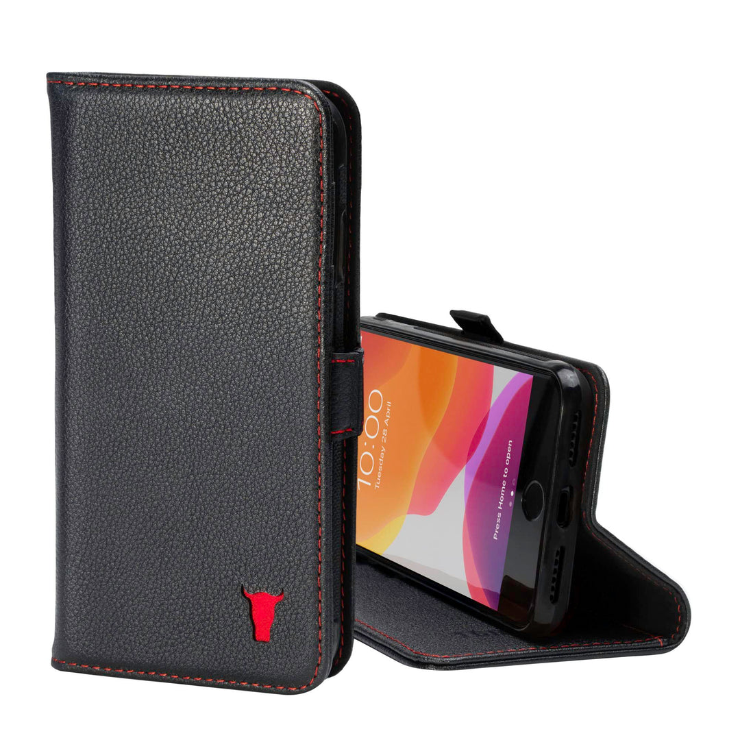 TORRO Hülle kompatibel mit iPhone SE 2022/2020 5G und iPhone 7/8 (4.7") – Premium Leder Hülle mit St