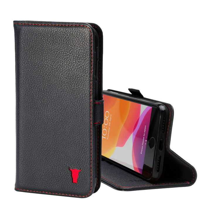 TORRO Hülle kompatibel mit iPhone SE 2022/2020 5G und iPhone 7/8 (4.7") – Premium Leder Hülle mit St