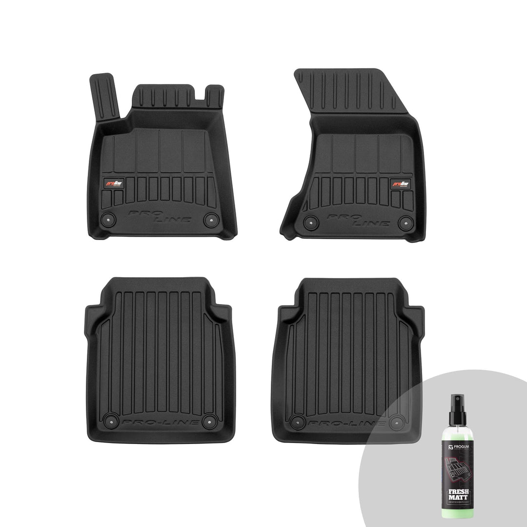 FROGUM ProLine 3D Gummimatten Exklusiven Auto Fussmatten Autofussmatten für Audi A8 D4 2009-2017 | D