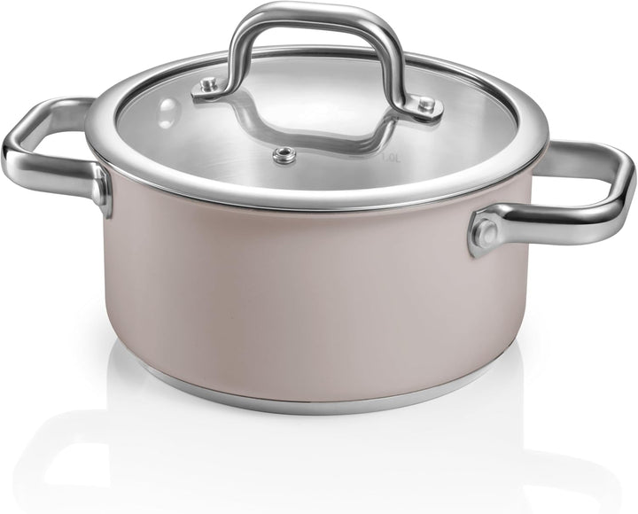 Tescoma Topfset DELIGHT Taupe, 8-teilig