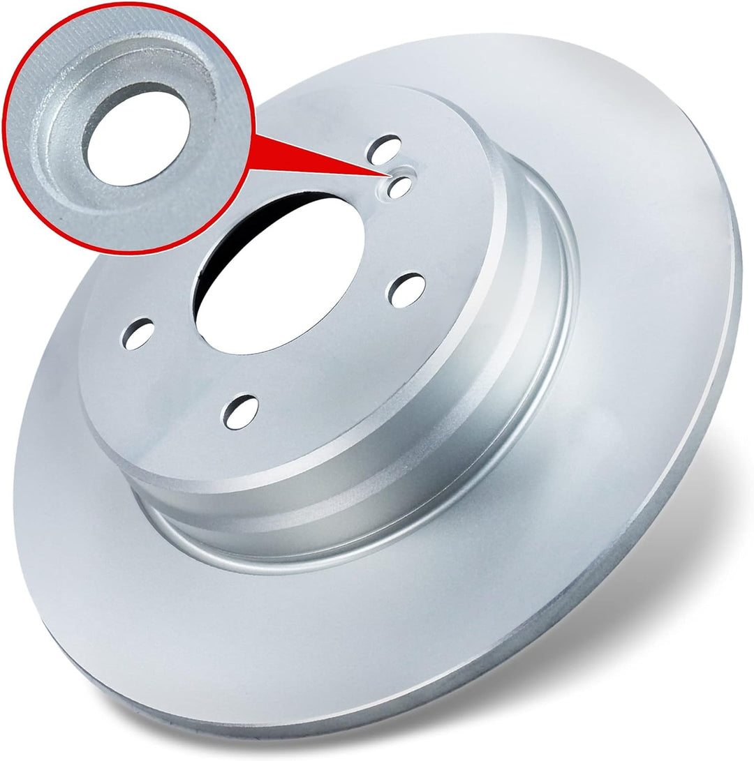 ATE Bremsenset Hinterachse inkl. Bremsscheiben Ø 290 mm Voll & Ceramic Bremsbeläge, Passend für MERC