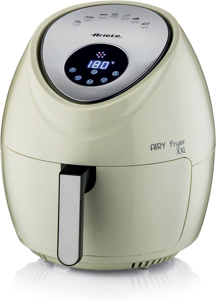 Ariete Airy Fryer XXL 4618, Heissluftfritteuse 7 Liter, 60-Minuten-Timer, LCD- und Touchscreen mit 7