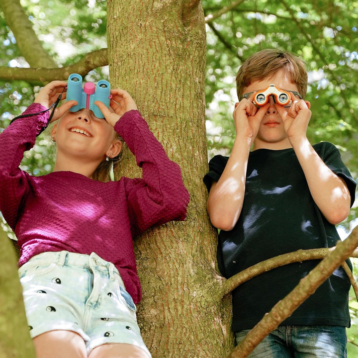 Bresser Junior Fernglas für Kinder 6x21 mit robustem gummiarmierten Fernglaskorpus und Mitteltriebfo