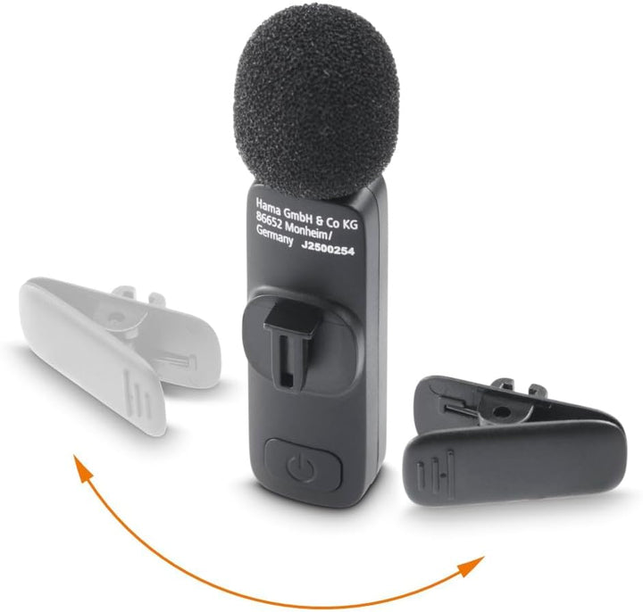 Lavalier-Mikrofon Smart Wireless, kabelloses Ansteckmikrofon für Handy