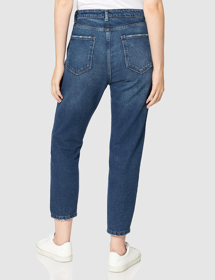New Look Damen Jeans 3901914 36 (Herstellergrösse: L32) Blau (Blue Pattern), 36 (Herstellergrö&