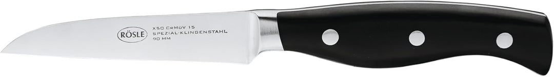 RÖSLE Messer-Set PURA inkl. Tranchiergabel 5-tlg., Kochmesser, Universalmesser, Gemüsemesser, Fleisc