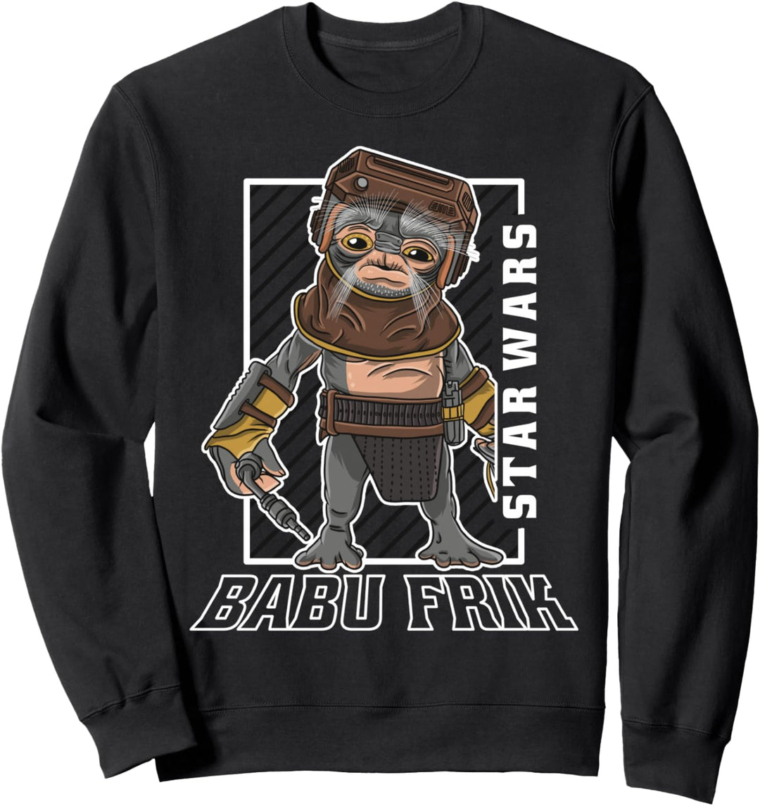 Star Wars The Rise Of Skywalker Babu Frik Portrait Sweatshirt