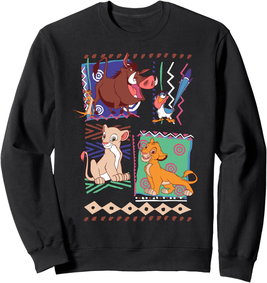 Disney The Lion King Group Shot Panels Sweatshirt