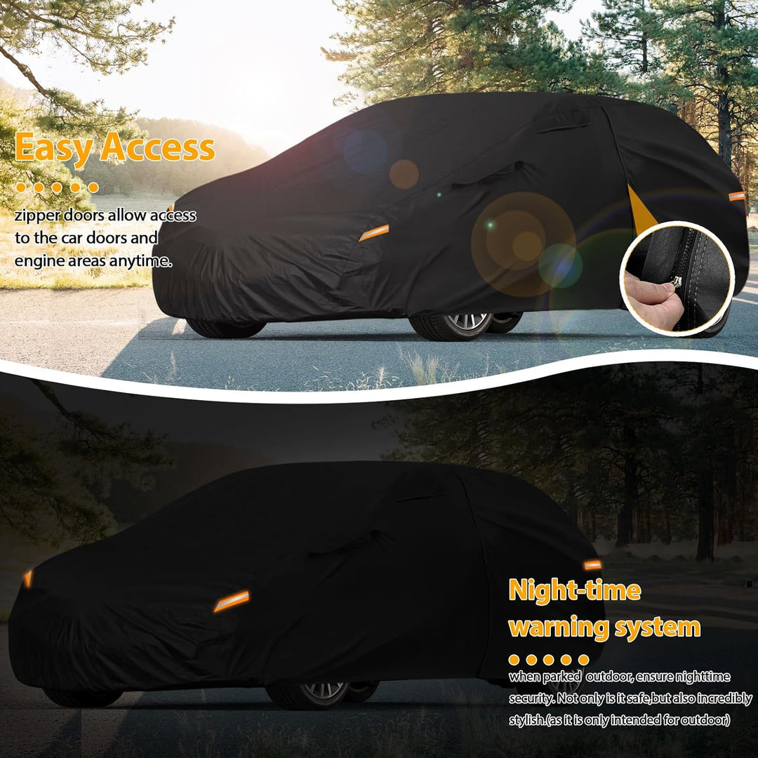 Autoabdeckung Wasserdicht für 1996-2011 Audi A3 8L/8P, Vollgarage Autoplane Auto Abdeckplane Winter