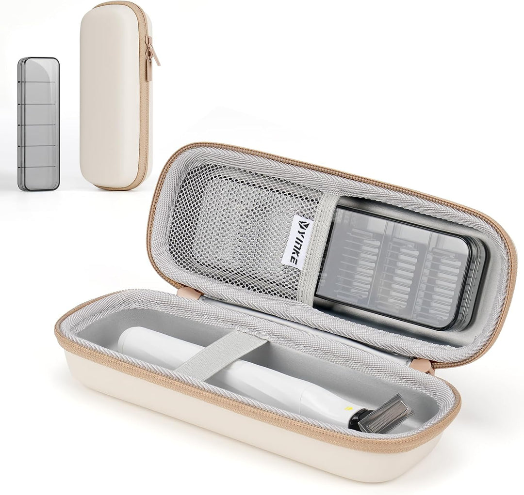 Yinke Harter Reisen Tasche mit Anhangsspeicher Tasche für Hybrid-Elektrotrimmer und -Rasierer, wasse