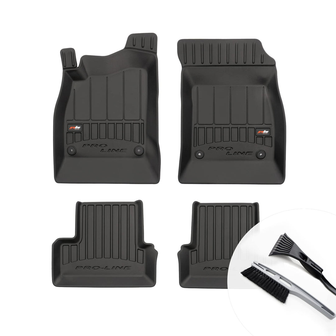 moto-MOLTICO 3D Gummimatten Auto Fussmatten Gummi Automatten 4-teilig Set - passend für Chevrolet Cr
