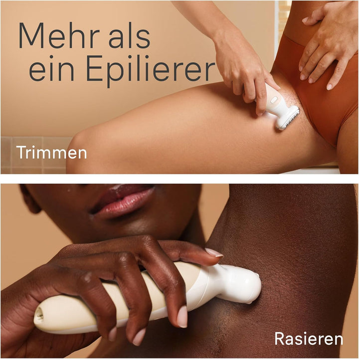 Braun Silk-épil 9 Flex, Epilierer mit flexiblem 360 Kopf für eine einfache Haarentfernung, Wet&Dry,