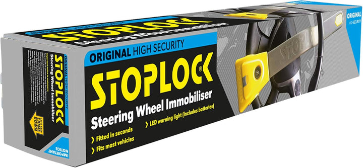 Stoplock Original Lenkrad-Wegfahrsperre für Pkw und andere Fahrzeuge HG 134-59 - sichere Diebstahlsi