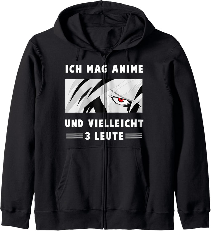 Ich mag Anime und vielleicht 3 Leute Japanische Anime 2021 Kapuzenjacke