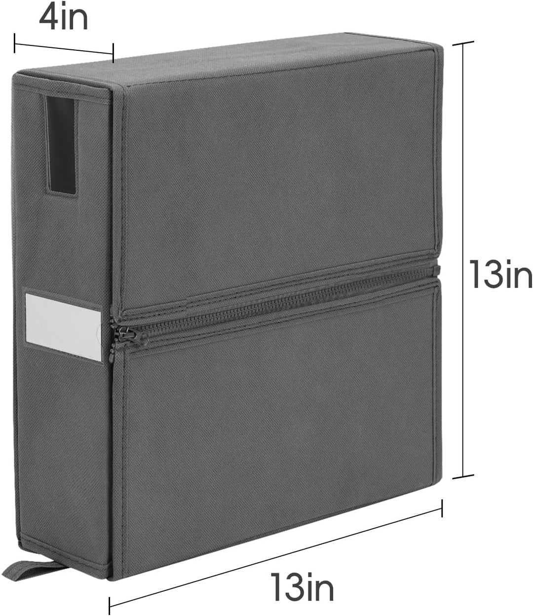 Fixwal 3 Stück Bettwäsche-Organizer-Aufbewahrungsbehälter, faltbare Aufbewahrungsbehälter mit stabil