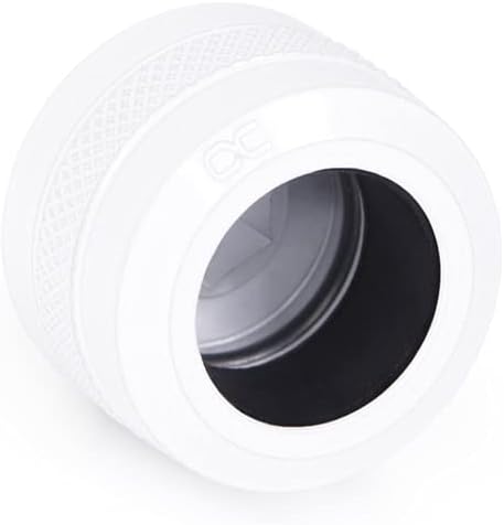 Alphacool 17484 Eiszapfen PRO 16mm HardTube Fitting G1/4 - White Sixpack Anschluss Wasserkühlung