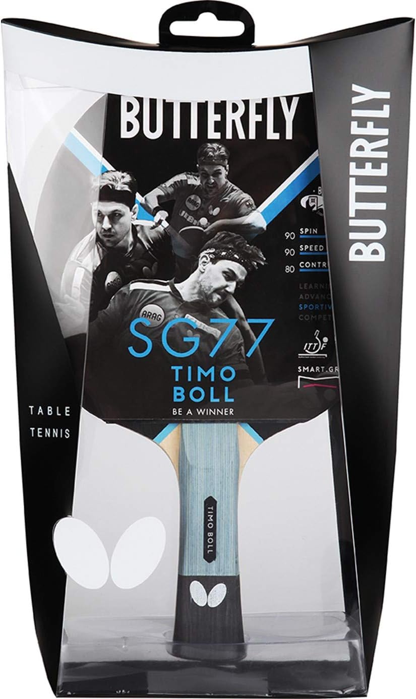 Butterfly® Timo Boll SG77 Tischtennisschläger | Tischtennis Racket Bat Hobby & Training | routiniert