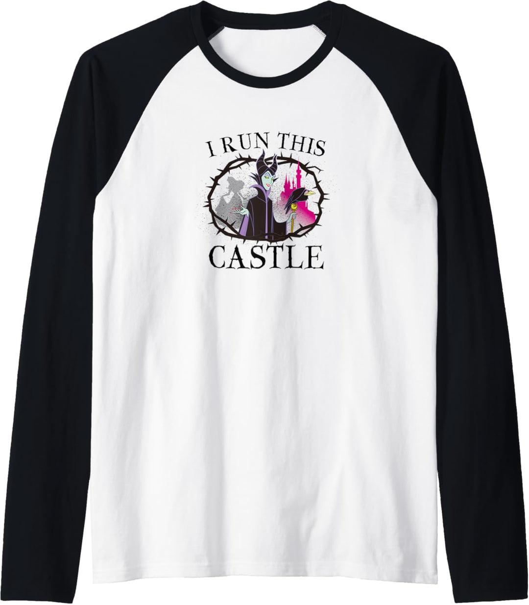 Disney Sleeping Beauty Maleficent Runs This Castle Raglan