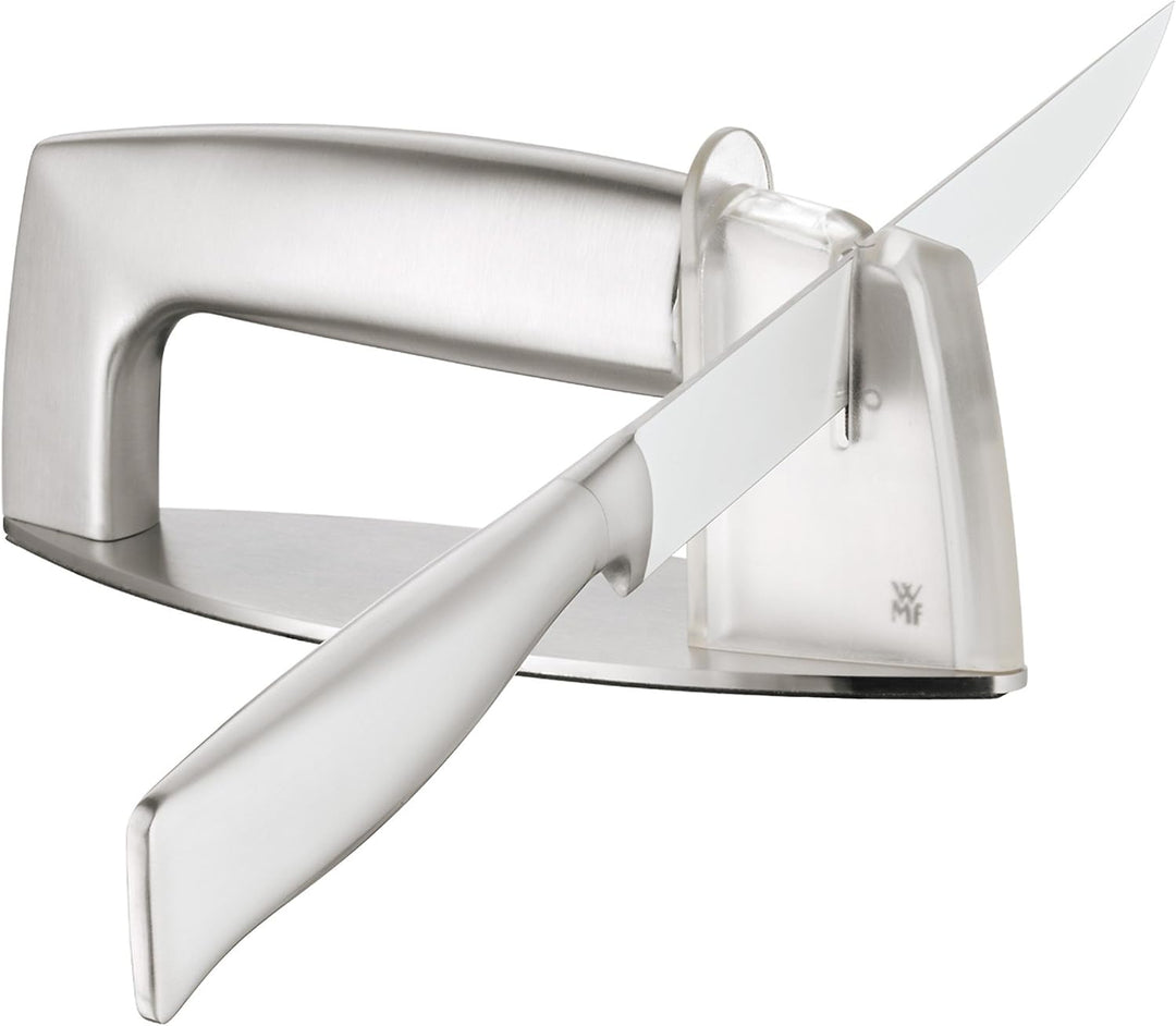 WMF Gourmet Messerschärfer, Schleifscheiben Hartmetall, Messerschleifer, Cromargan Edelstahl, Kunsts