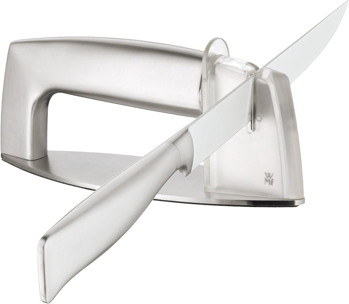 WMF Gourmet Messerschärfer, Schleifscheiben Hartmetall, Messerschleifer, Cromargan Edelstahl, Kunsts