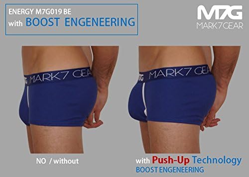 Mark7Gear Triple Pack Pants - Weiss, blau, schwarz - 3 Pants mit Boost Engeneering (Push-UP) XXL Meh