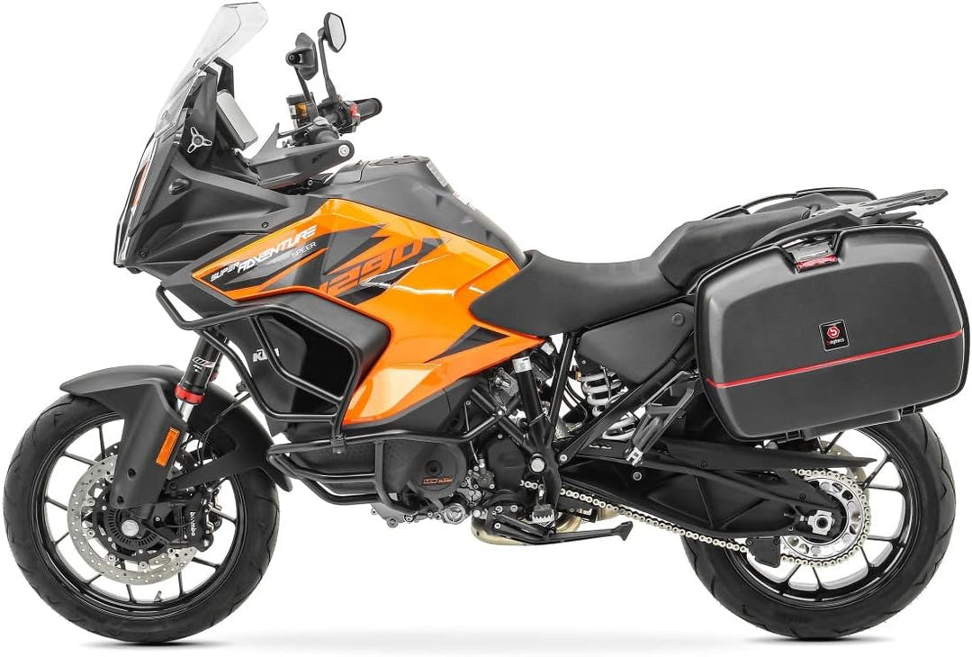 Motorrad Koffer Bagtecs TB8S Seitenkoffer 2x45 Liter + Anbauadapter