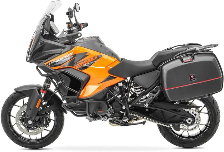 Motorrad Koffer Bagtecs TB8S Seitenkoffer 2x45 Liter + Anbauadapter