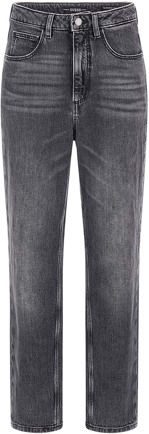 GUESS Damen Mom Jeans, Authentic Grey