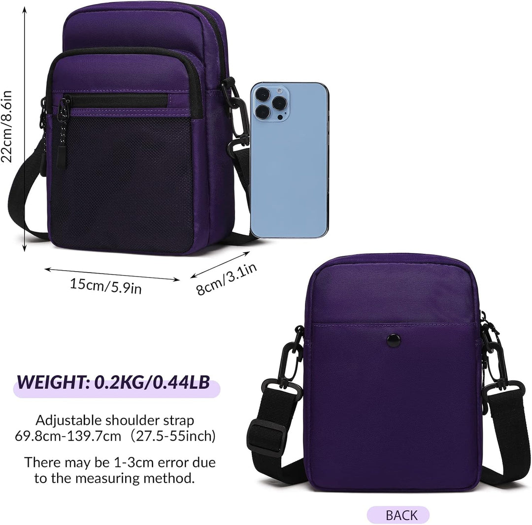Lohol Klein Umhängetasche für Damen, Schultertasche Messenger Bag Sling Tasche Crossbody Tasche für