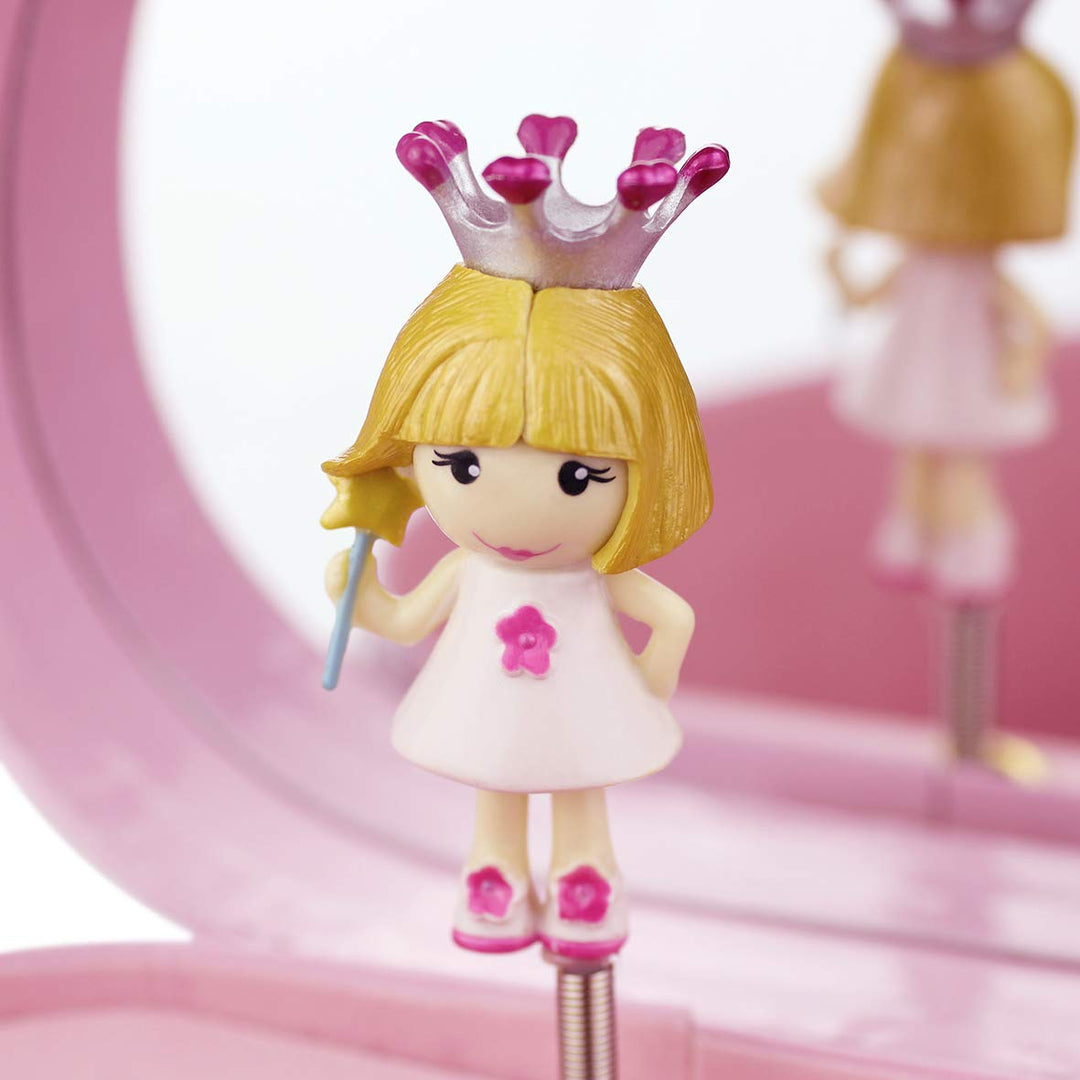 Trousselier 6230502 Musikspieluhr in Herz-Form, Prinzessin, Spieldose für Kinder