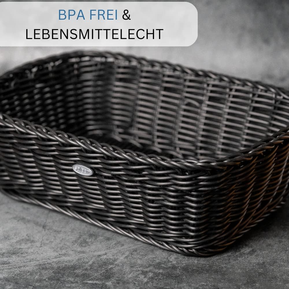 Westmark Aufbewahrungskorb - geflochtener Mehrzweck Korb aus Synthetikfaser - ideal als Brotkorb, Ge