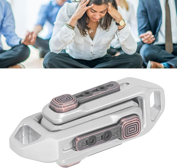 Tonysa Magnetisches Zappelspielzeug aus Metall, Magnetisches Push-Slider-Spielzeug, Mini-Fidget-Slid