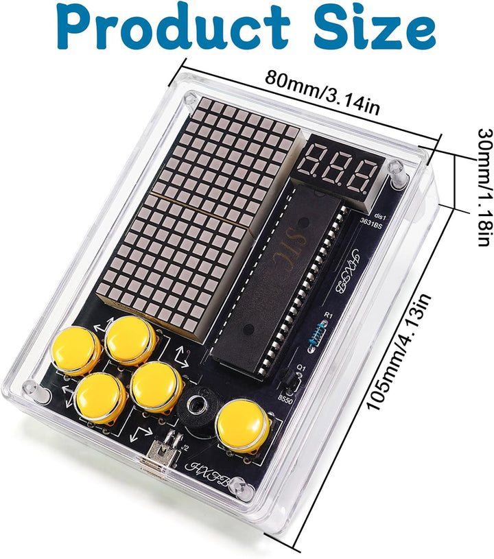 DIY Spielekonsole Löt Bausatz Neue Modelle 7 in 1 Spielekonsole Löten Bausatz 7 Spielearten DIY Game
