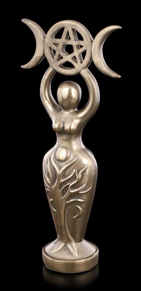 Spiral Göttin Figur - Idol | Das Symbol der Triple Goddess - der Göttin der Dreifaltigkeit, handbema
