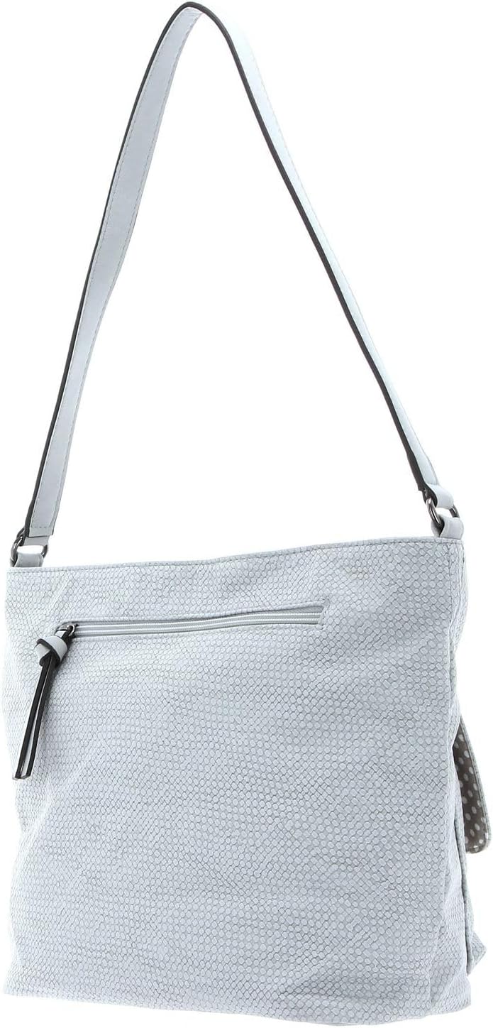 Tamaris Alessia Hobo Bag S Schultertasche Grau (Light Grey Comb), Grau (Light Grey Comb)