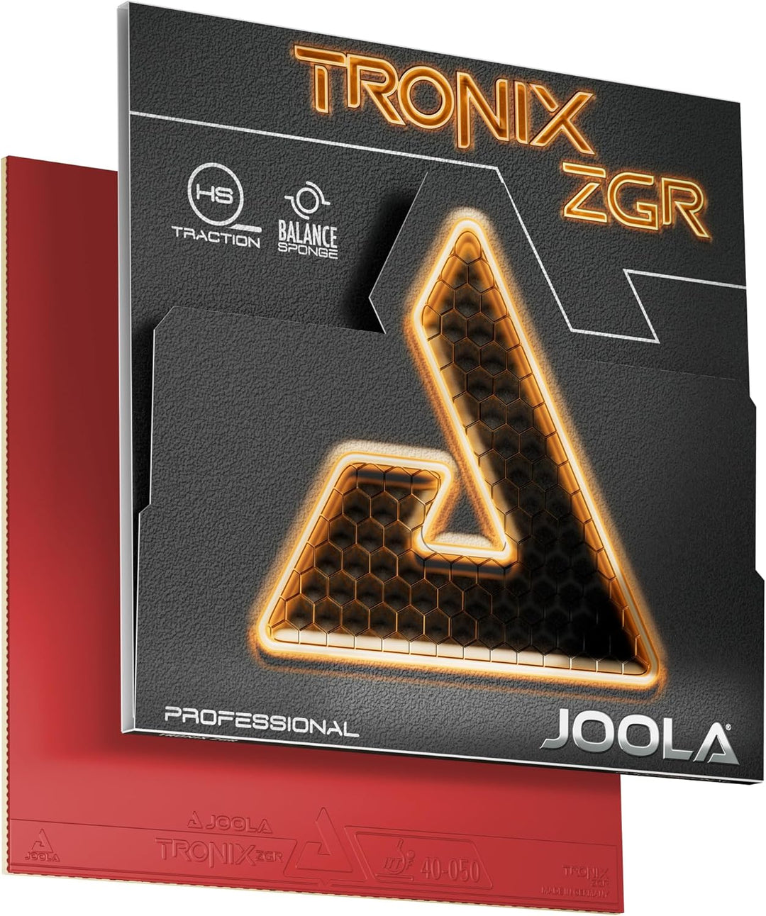 JOOLA Belag Tronix ZGR rot 2,3 mm, rot 2,3 mm