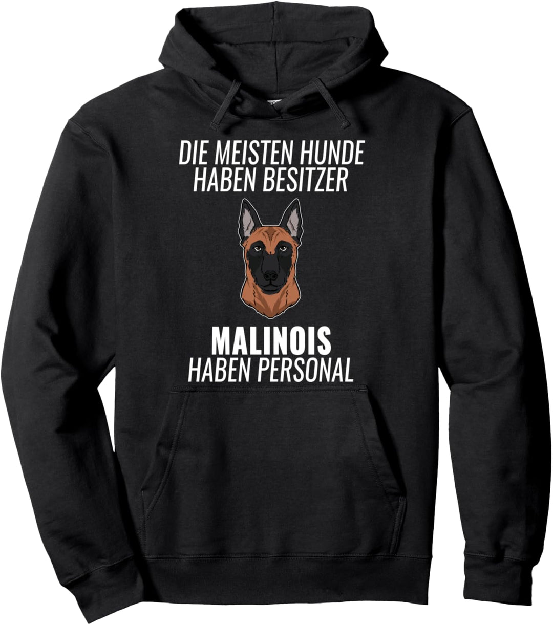 Lustiges Malinois Personal Hundehalter Geschenk Gassi Hund Pullover Hoodie