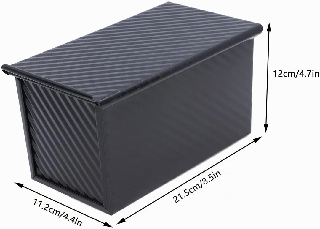 Brotbackformen mit Deckel Toastbrot Backform, Toast Brot Backform 2,2 Lb Teigkapazität Rechteckige L