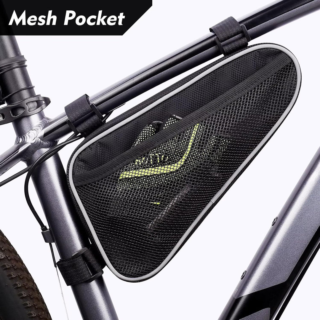 ROTTO Fahrrad Rahmentasche Dreieckstasche Wasserdicht 2l Fahrradtasche Rahmen Triangeltasche mit Ref